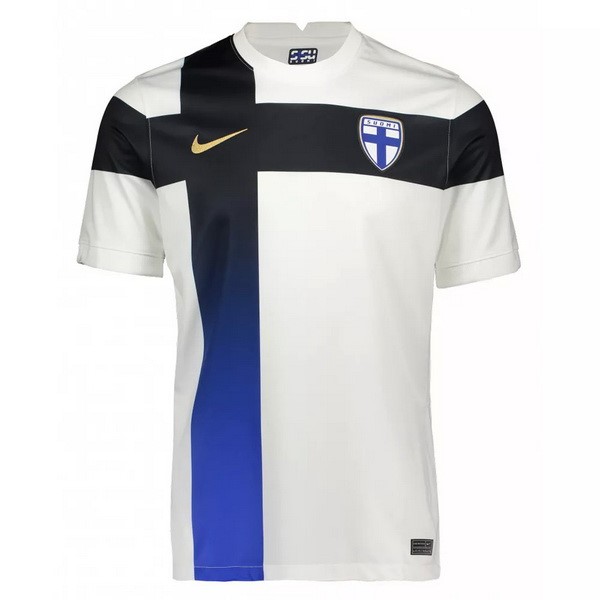 Tailandia Camiseta Finlandia 1ª Kit 2020 Blanco